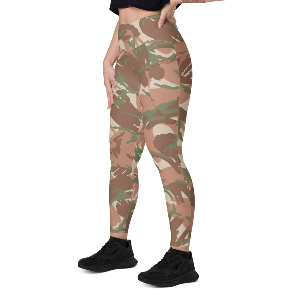 British DPM PECOC CAMO Leggings with pockets - Womens With Pockets