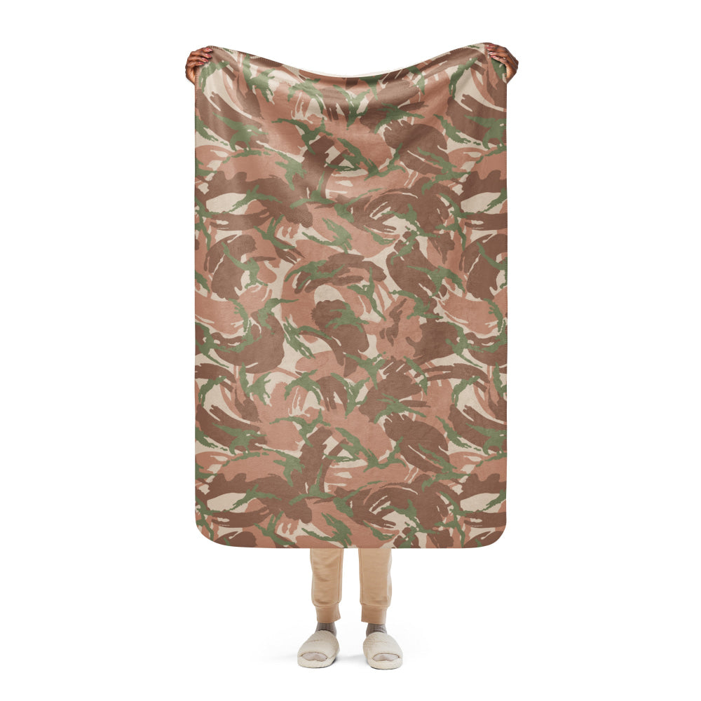 British DPM PECOC CAMO Sherpa blanket - 37″×57″ - Blanket