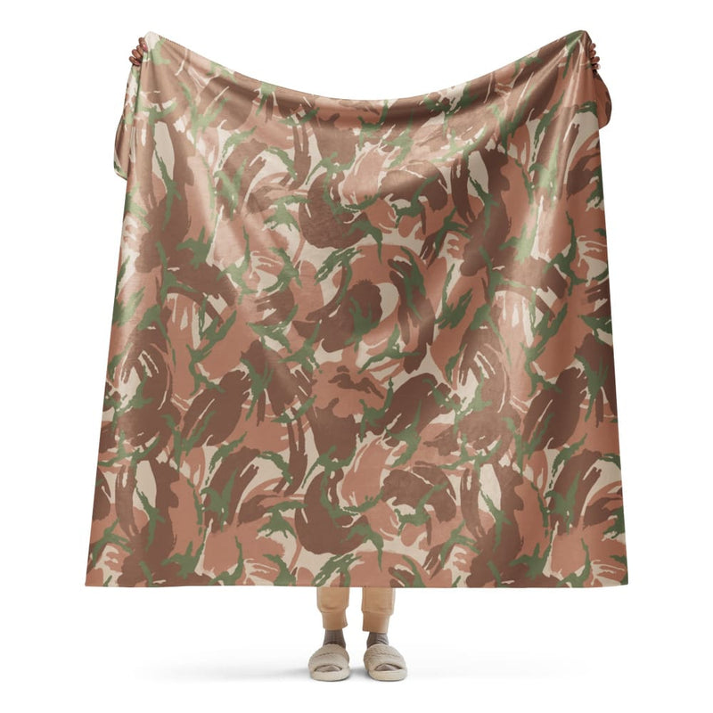 British DPM PECOC CAMO Sherpa blanket - 60″×80″