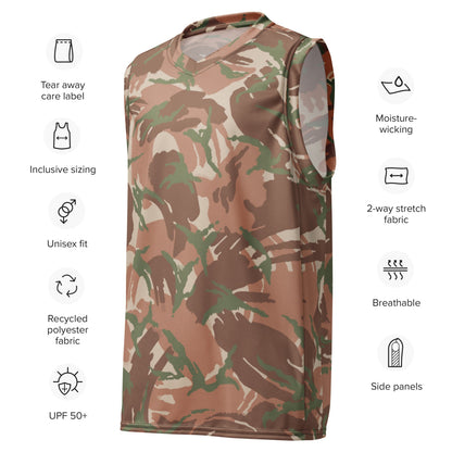 British DPM PECOC CAMO unisex basketball jersey - Unisex Basketball Jersey