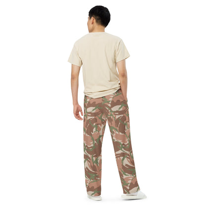 British DPM PECOC CAMO unisex wide-leg pants - Unisex Wide-Leg Pants