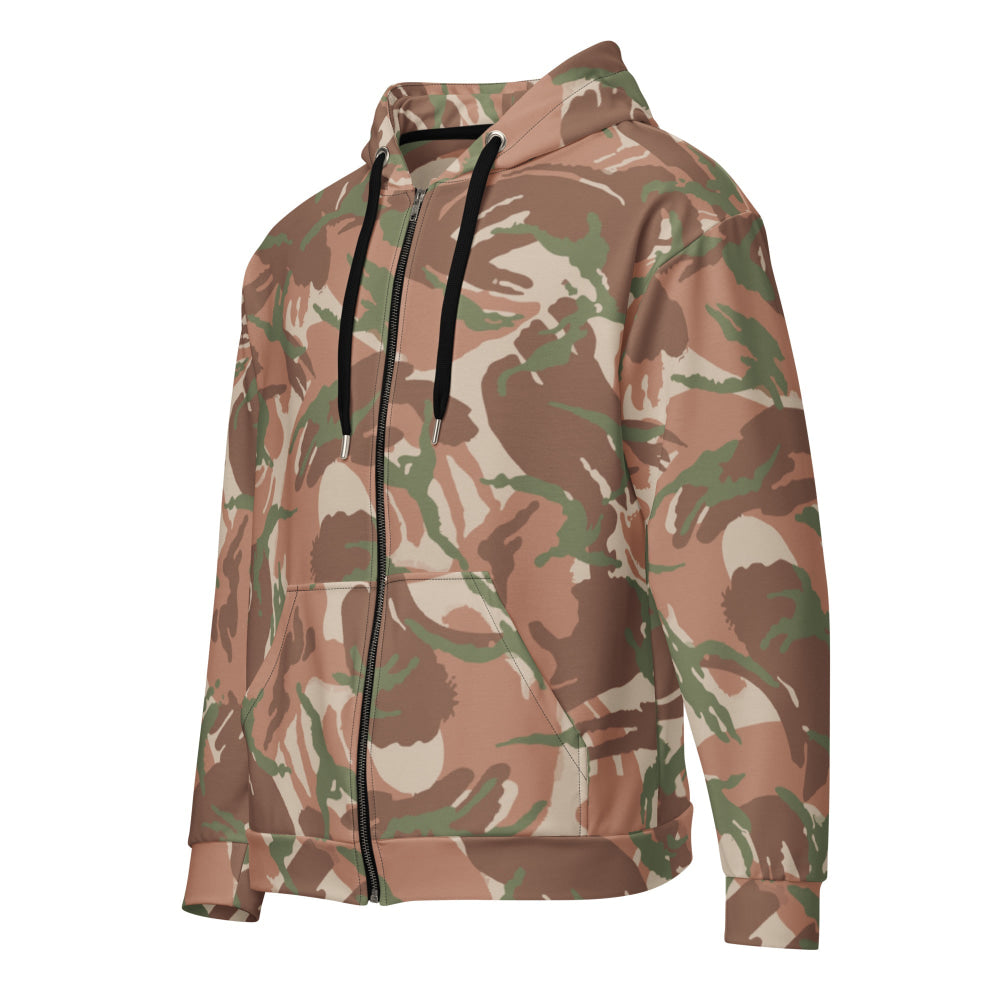 British DPM PECOC CAMO Unisex zip hoodie - 2XS - Zip Hoodie