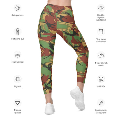 British DPM Tropical CAMO Leggings with pockets - Womens With Pockets