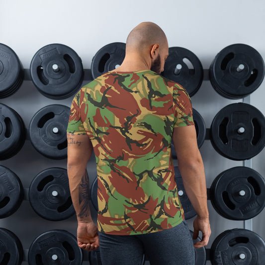 British DPM Tropical CAMO Mens Athletic T-shirt - T-Shirts