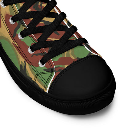 British DPM Tropical CAMO Men’s high top canvas shoes - Mens High Top Canvas Shoes