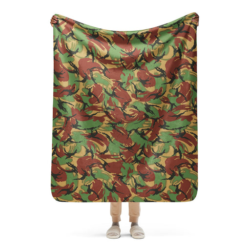 DPM Tropical CAMO Sherpa Blanket - 50″×60″