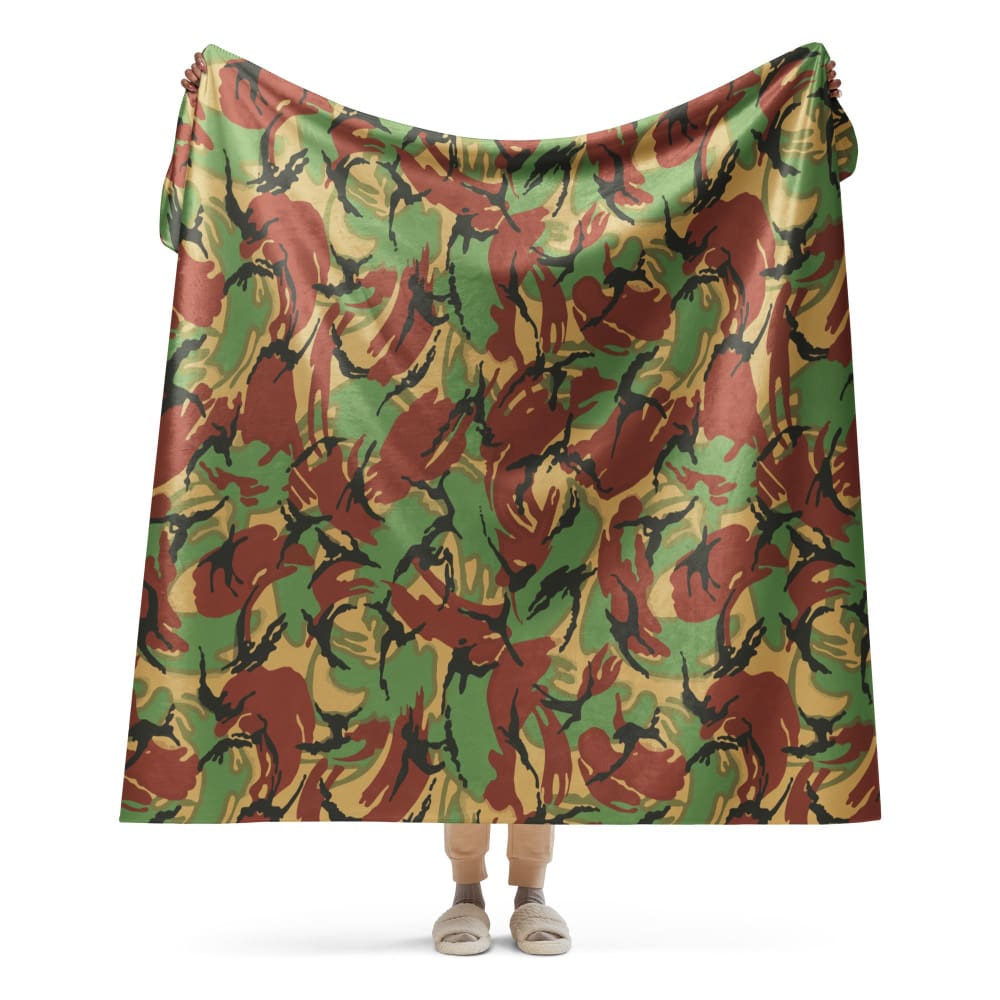 British DPM Tropical CAMO Sherpa blanket - 60″×80″
