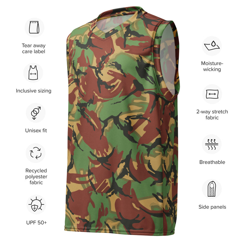 DPM Tropical CAMO Unisex Basketball Jersey