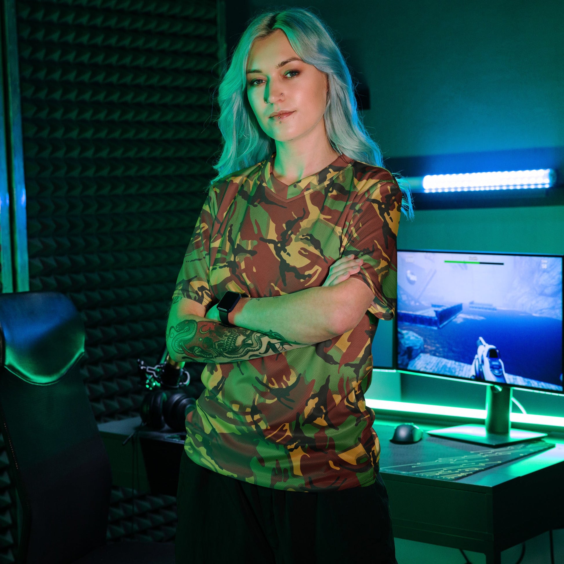 British DPM Tropical CAMO unisex sports jersey - Sports Jerseys