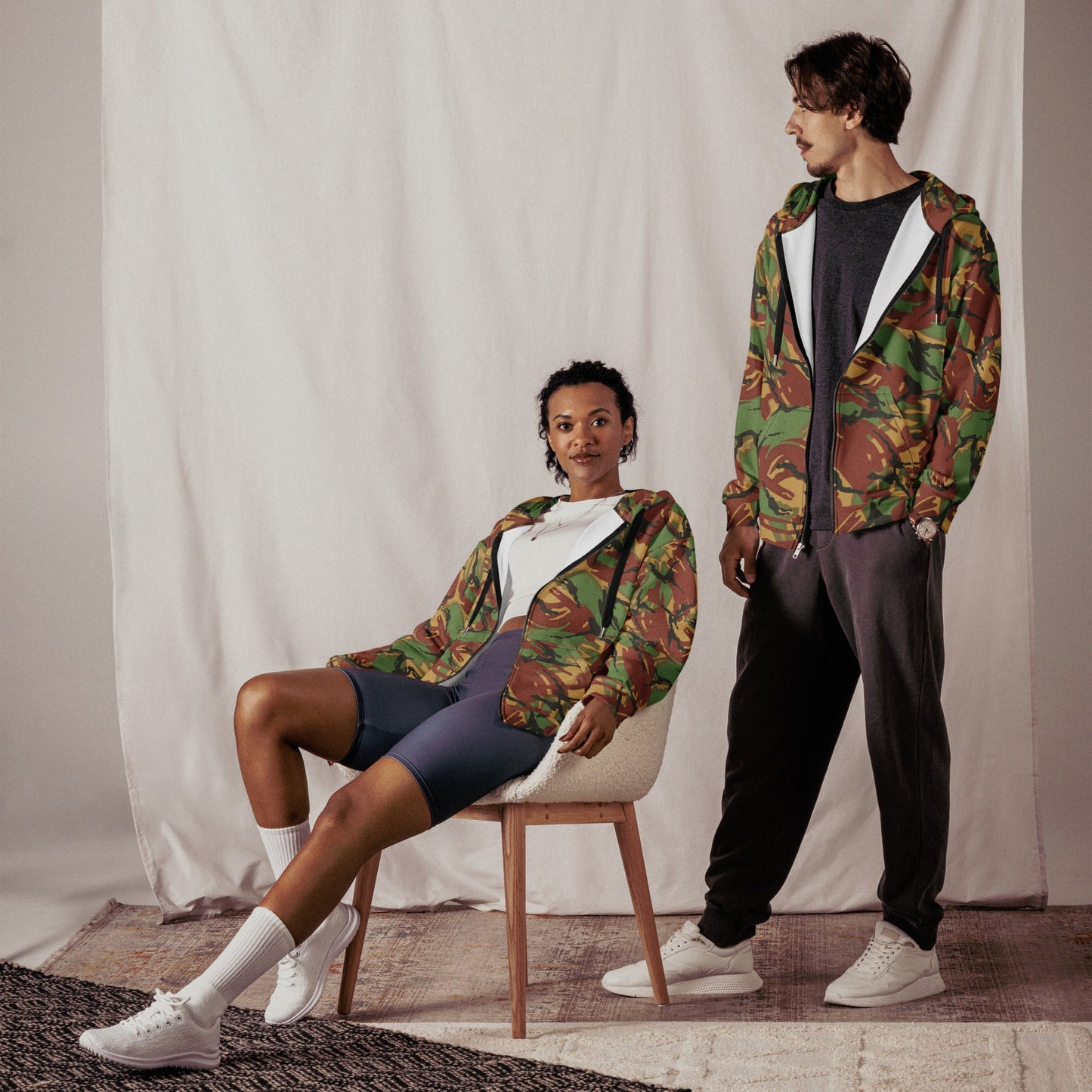 British DPM Tropical CAMO Unisex zip hoodie - Zip Hoodies