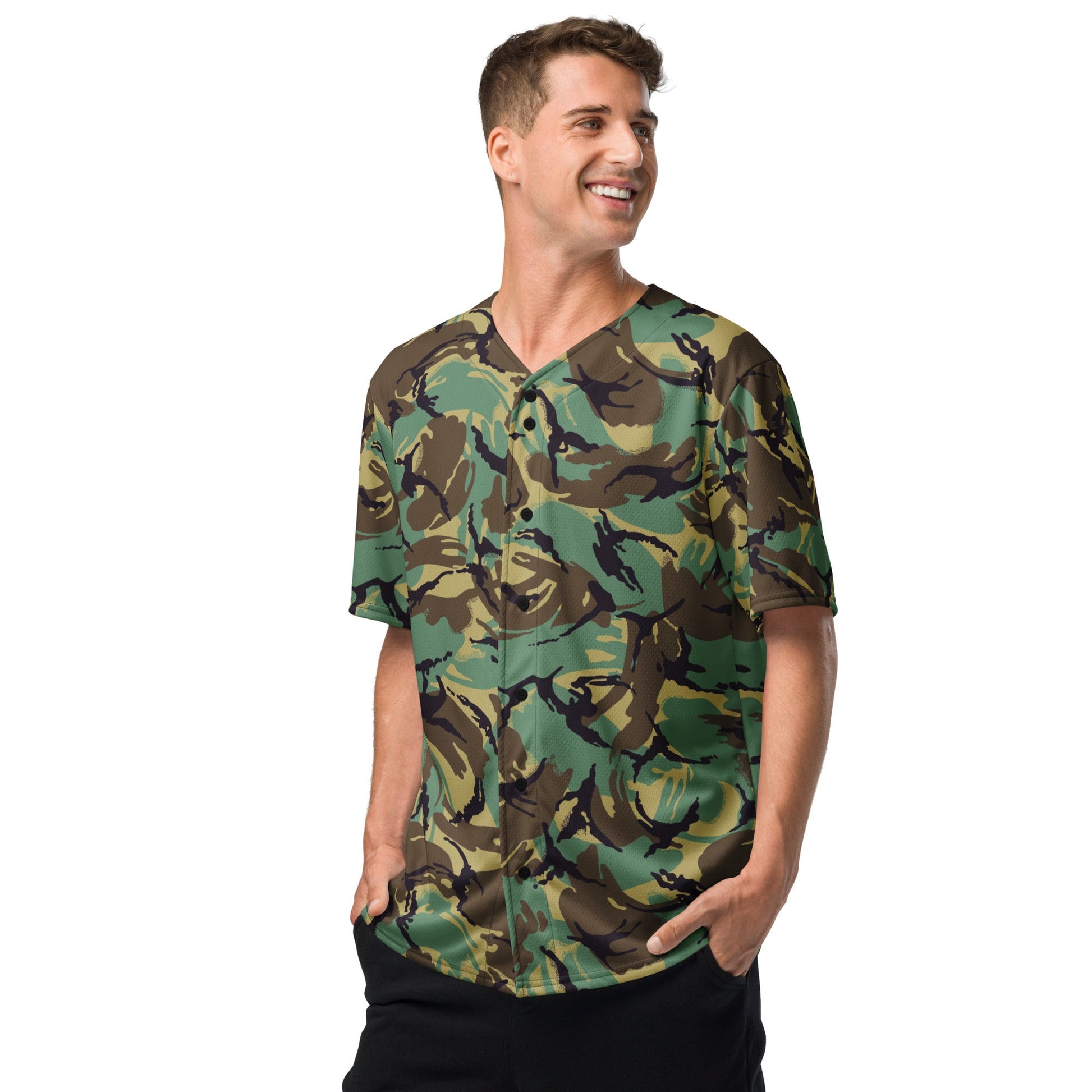 British DPM Wild Geese Movie CAMO baseball jersey - Baseball Jerseys