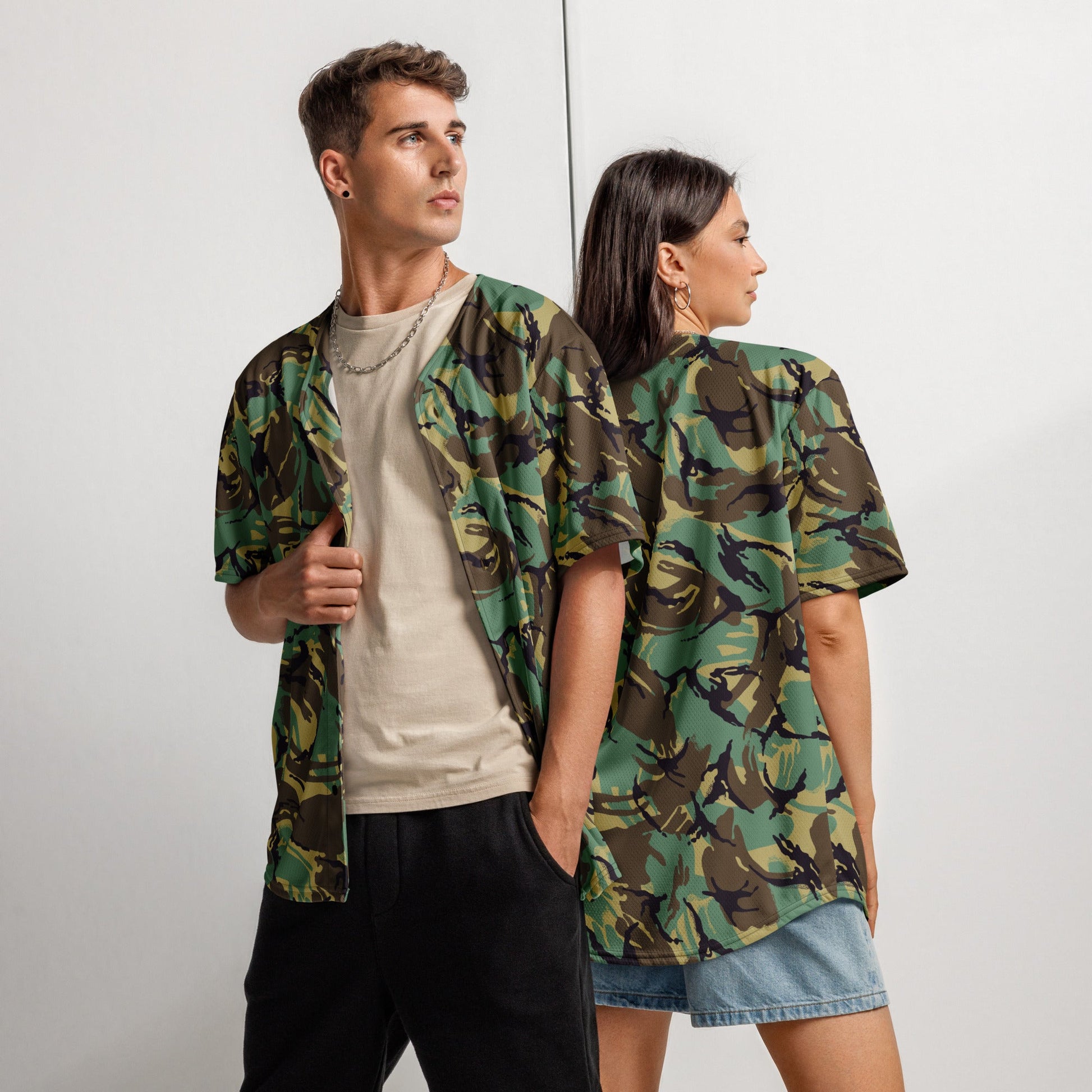 British DPM Wild Geese Movie CAMO baseball jersey - 2XS - Baseball Jerseys