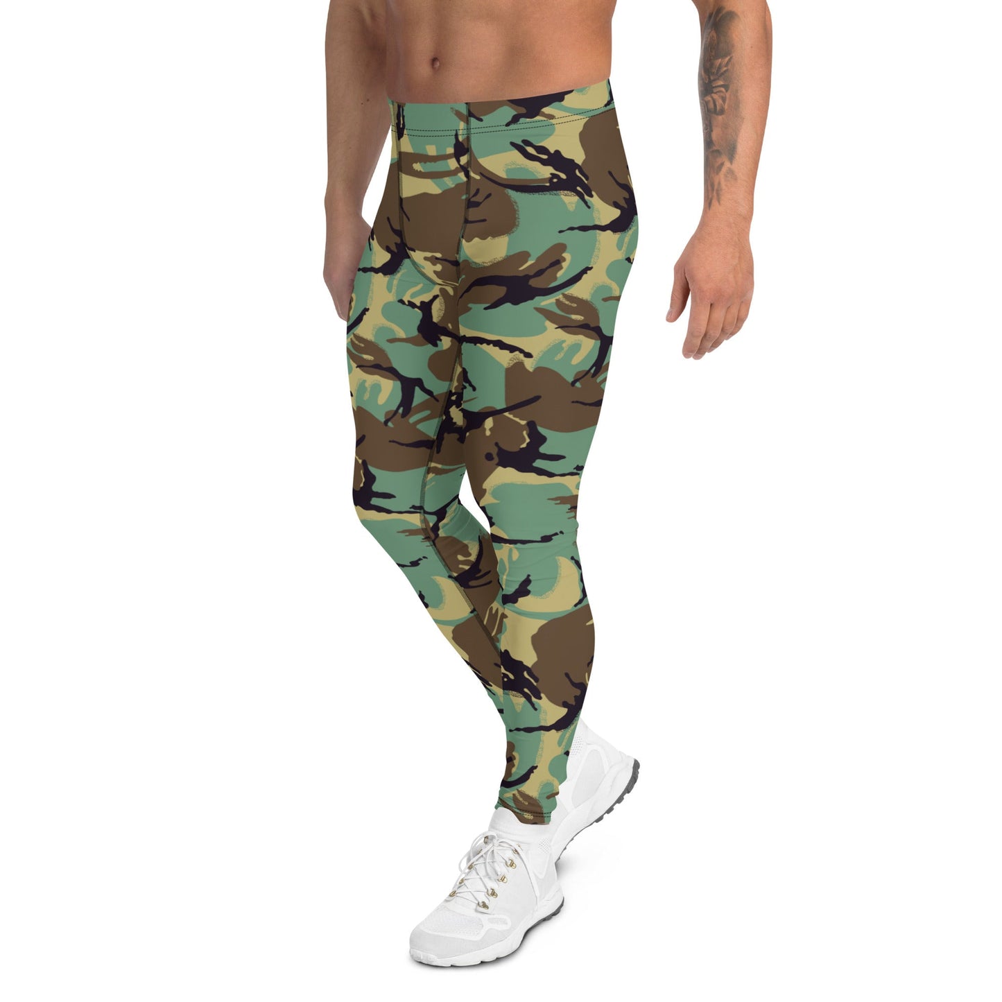 British DPM Wild Geese Movie CAMO Mens Leggings