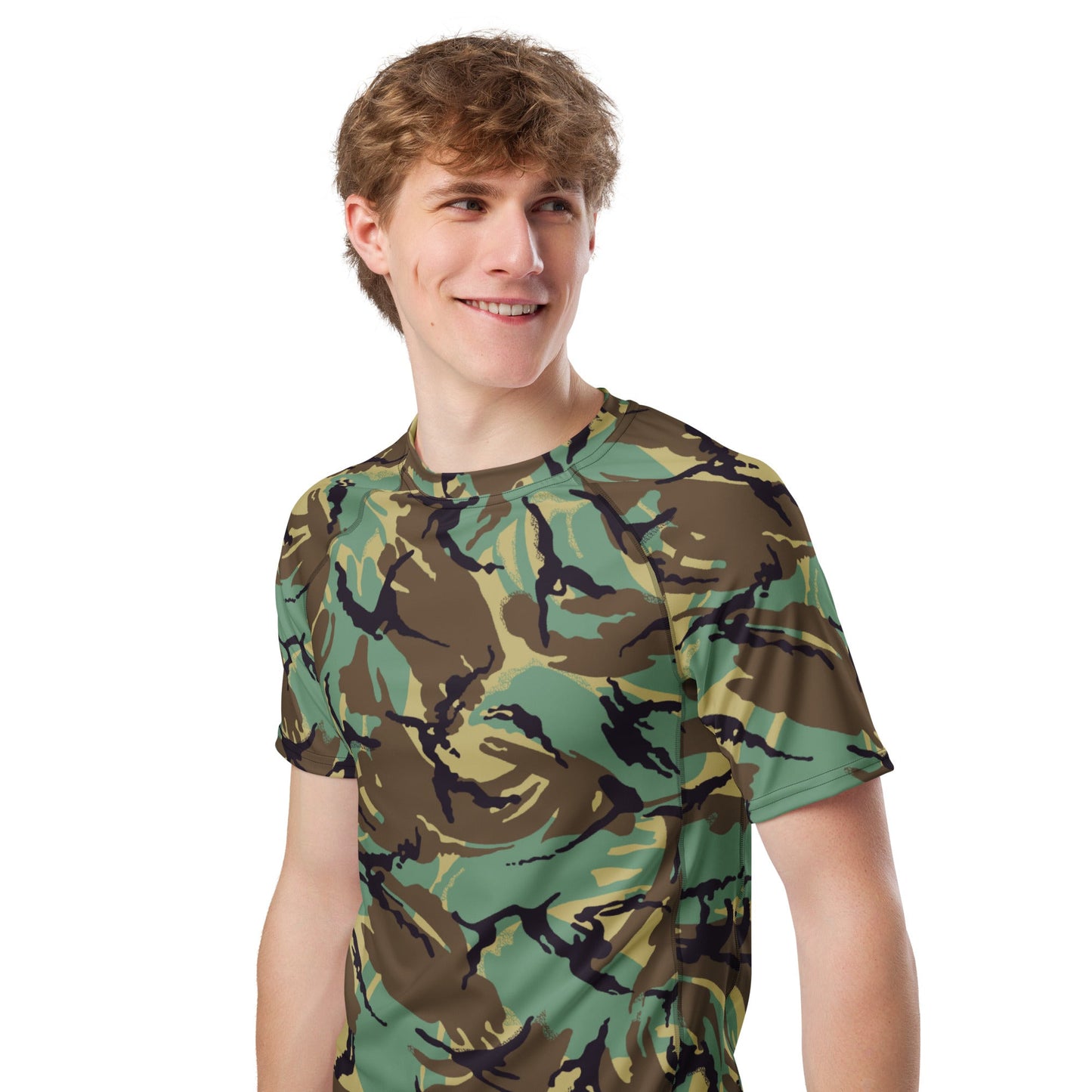 British DPM Wild Geese Movie CAMO Mens Short-Sleeve Rash Guard - Short-sleeve Guards