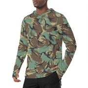 DPM Wild Geese CAMO Mens Sunscreen Sports Hoodie With Thumb Holes - S / White