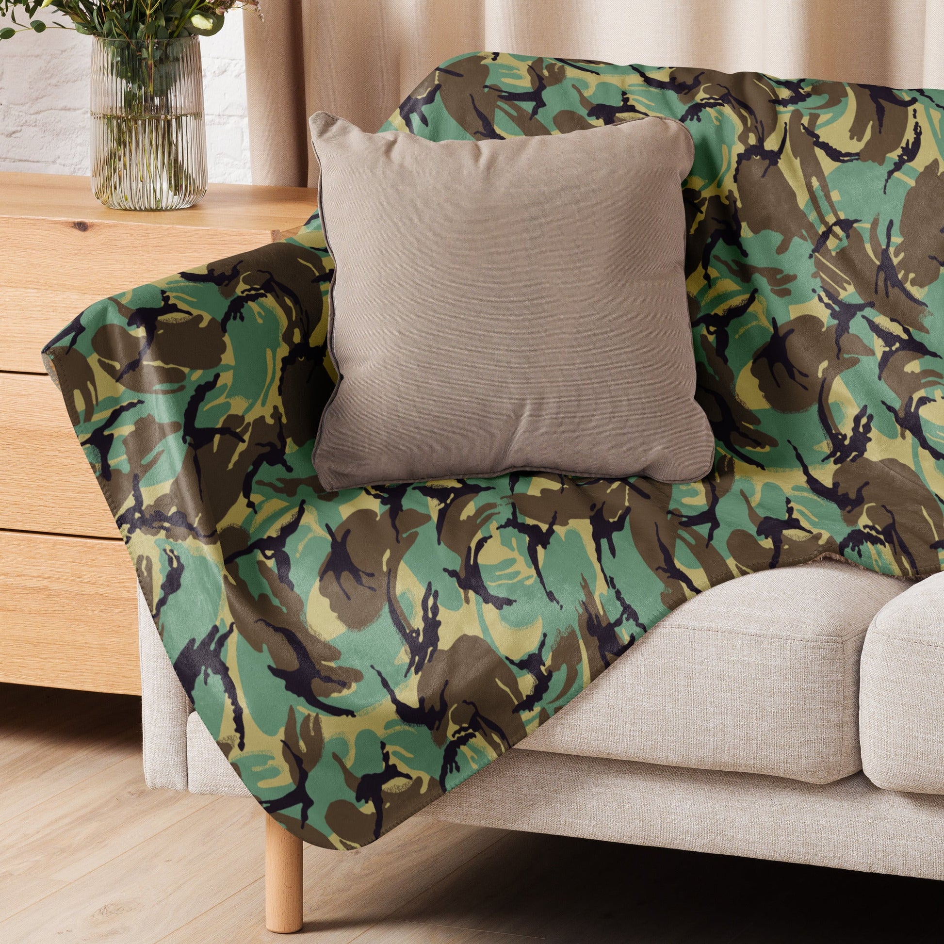 British DPM Wild Geese Movie CAMO Sherpa blanket - Blankets
