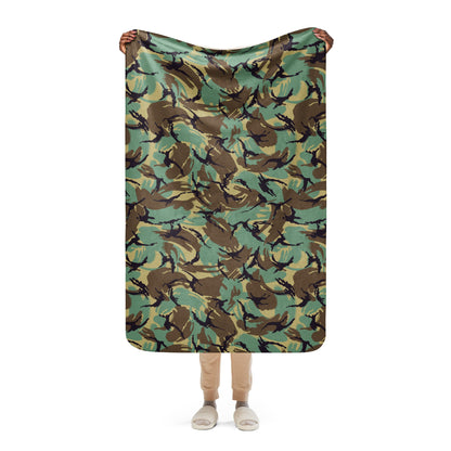 British DPM Wild Geese Movie CAMO Sherpa blanket - 37″×57″ - Blankets