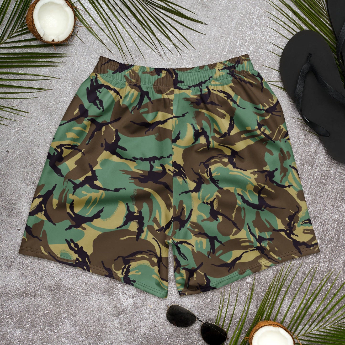 British DPM Wild Geese Movie CAMO Unisex Athletic Long Shorts