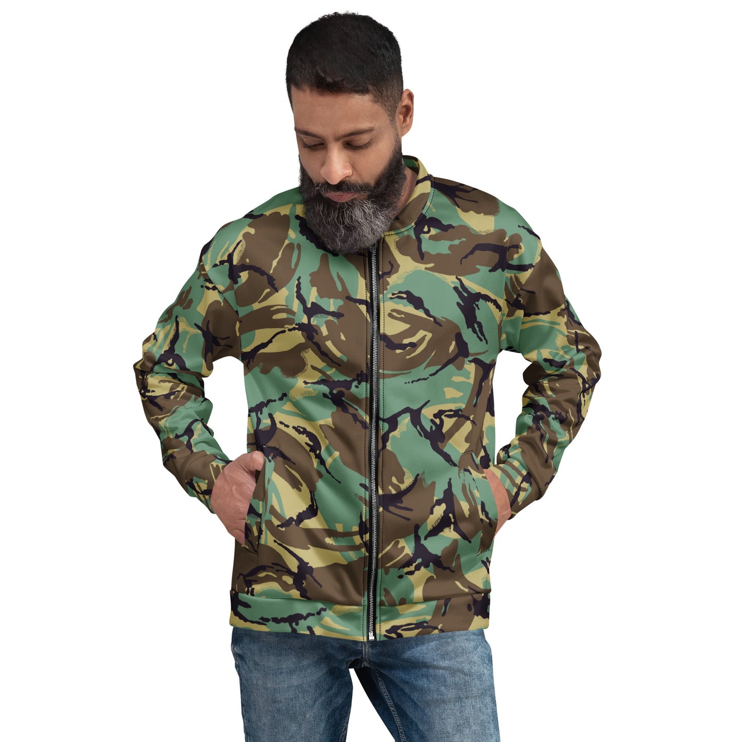 British DPM Wild Geese Movie CAMO Unisex Bomber Jacket - XS - Jackets