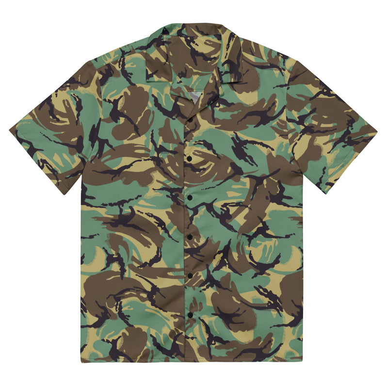 DPM Wild Geese CAMO Unisex Short-Sleeve Button Shirt - 2XS - Button-Up