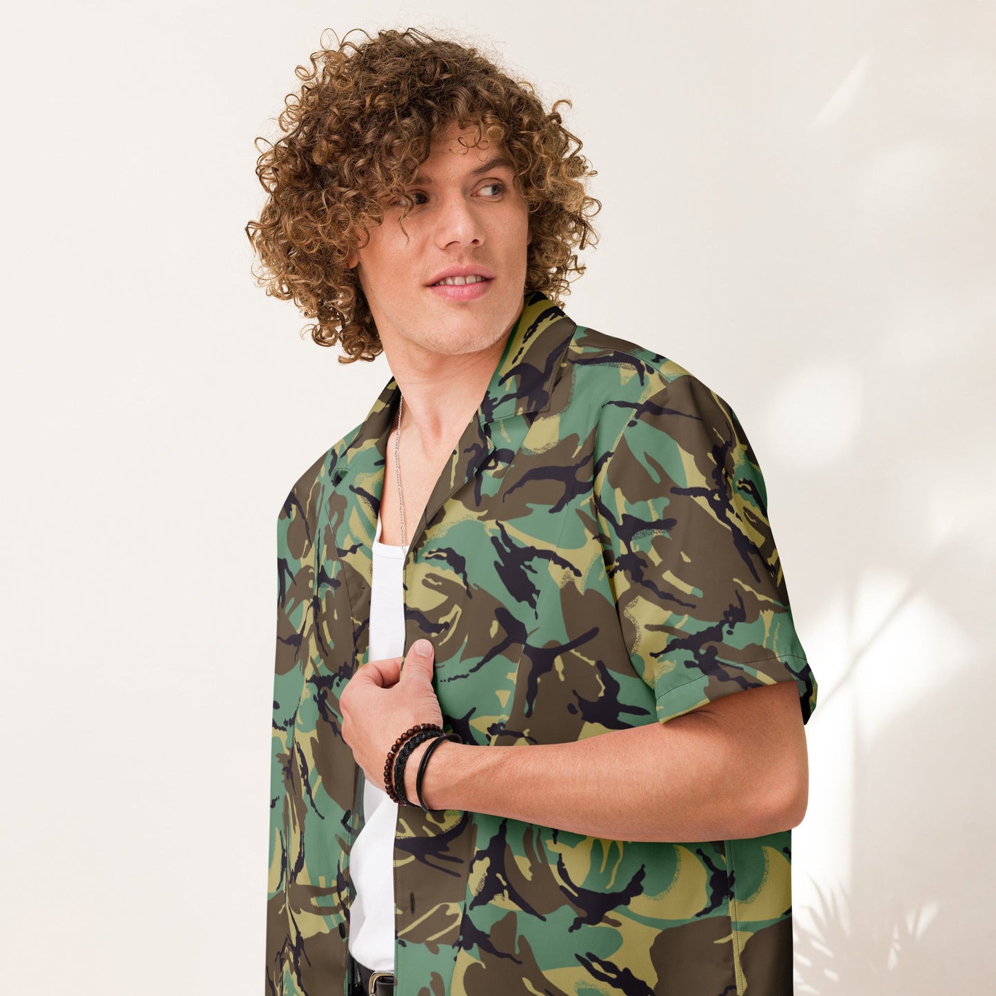 British DPM Wild Geese Movie CAMO Unisex button shirt - Button Shirts