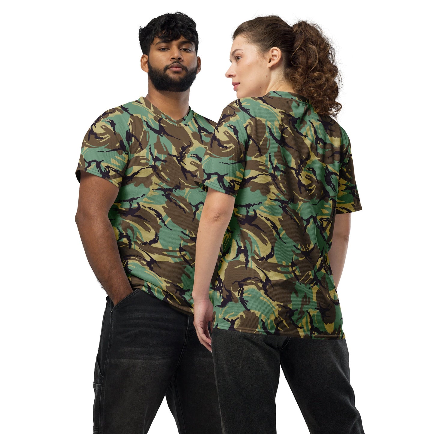 British DPM Wild Geese Movie CAMO unisex sports jersey - 2XS - Sports Jerseys