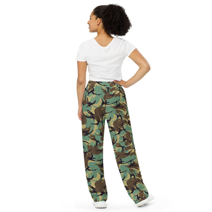 British DPM Wild Geese Movie CAMO unisex wide-leg pants - Wide-leg Pants