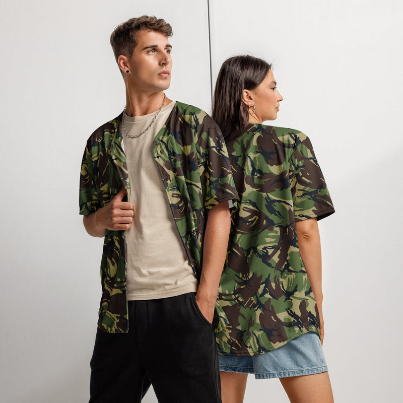 DPM Woodland CAMO Unisex Baseball Jersey - 2XS