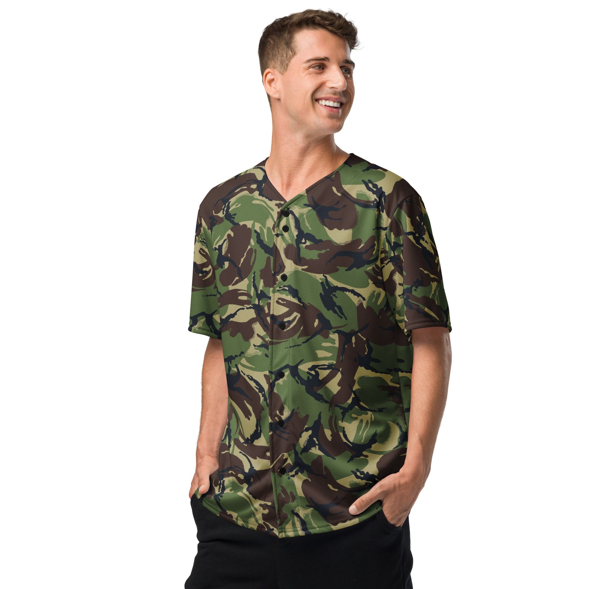 British DPM Woodland CAMO baseball jersey - Baseball Jerseys