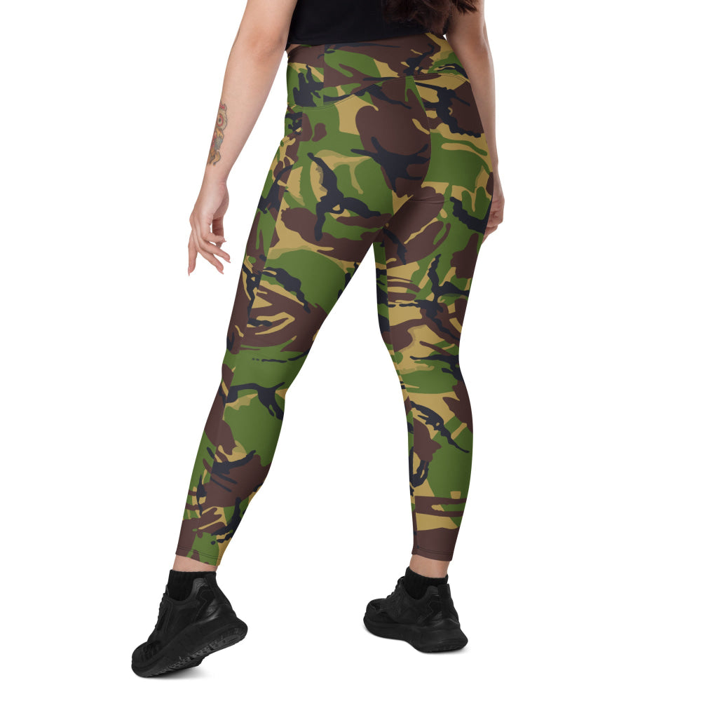 British DPM Woodland CAMO Leggings with pockets - Womens With Pockets