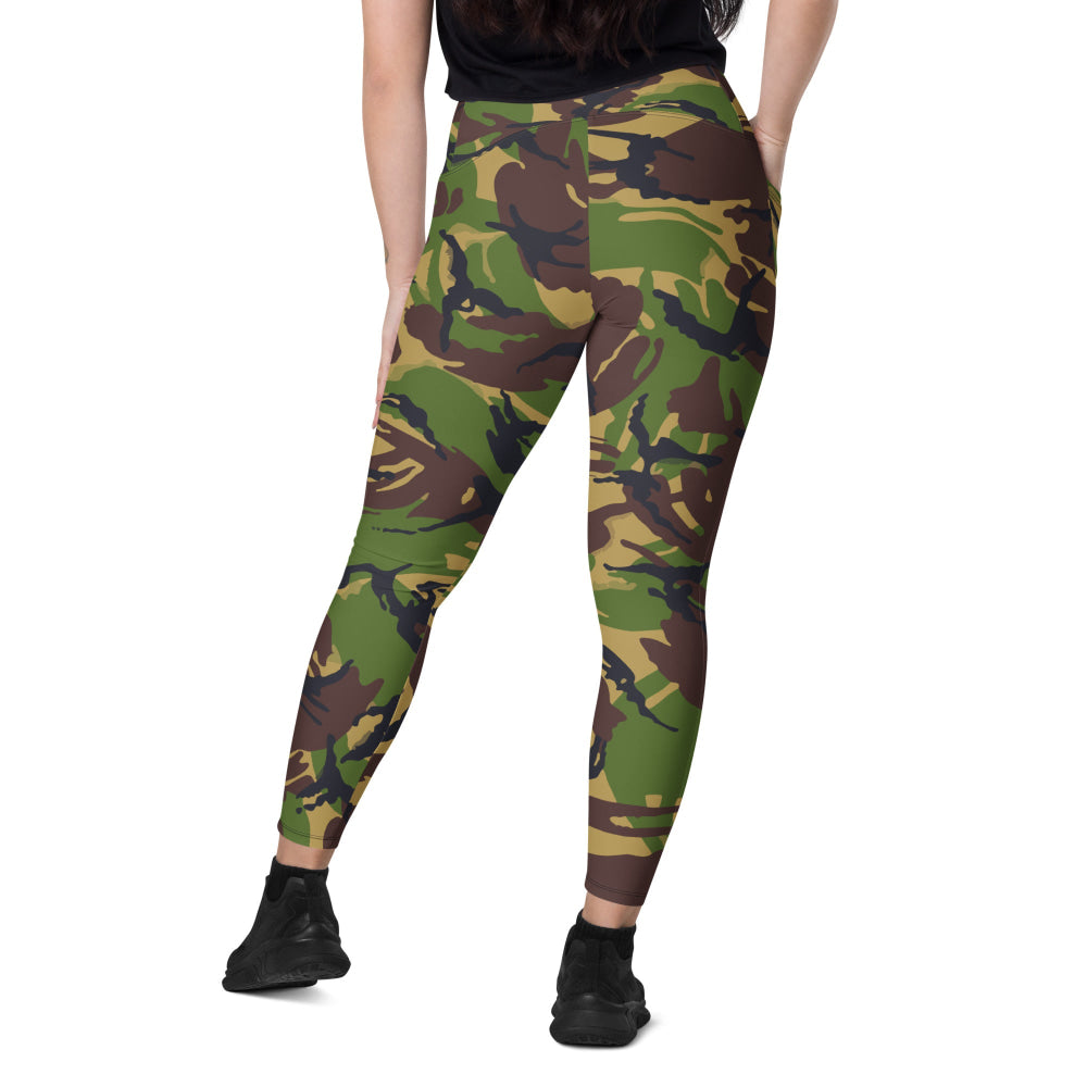 British DPM Woodland CAMO Leggings with pockets - Womens With Pockets