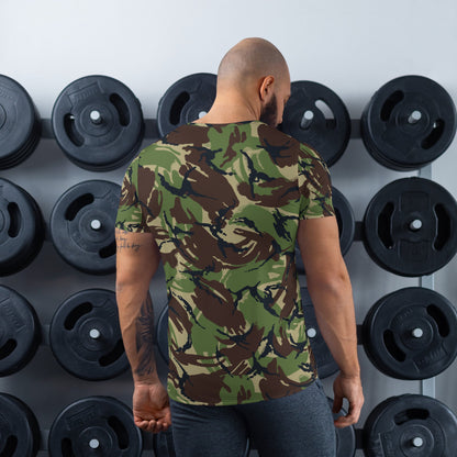 British DPM Woodland CAMO Mens Athletic T-shirt - T-Shirts
