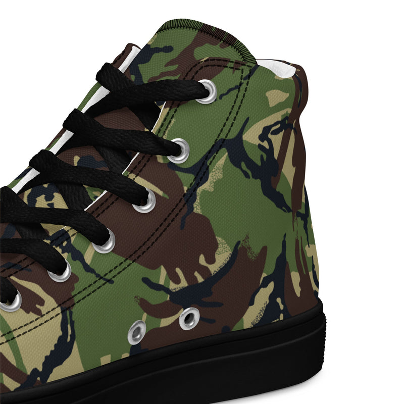 DPM Woodland CAMO Mens High-Top Canvas Shoes