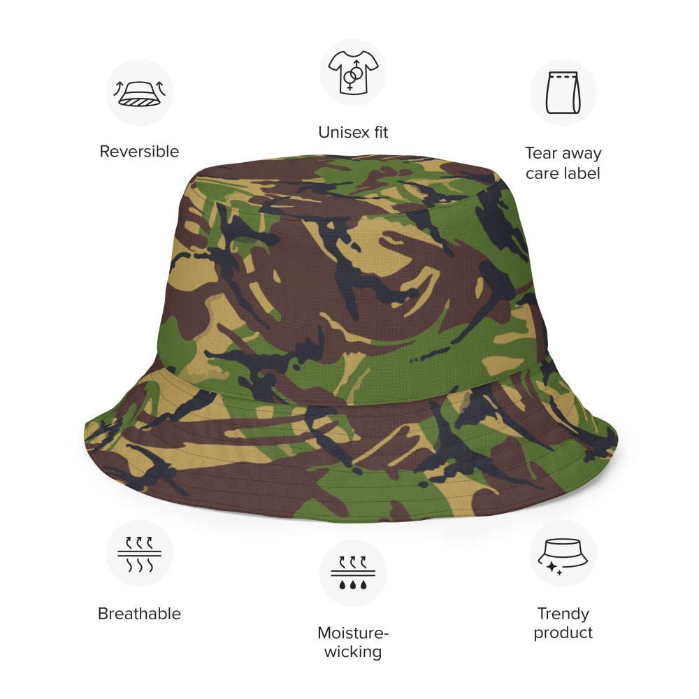 British DPM Woodland CAMO Reversible bucket hat - Bucket Hat