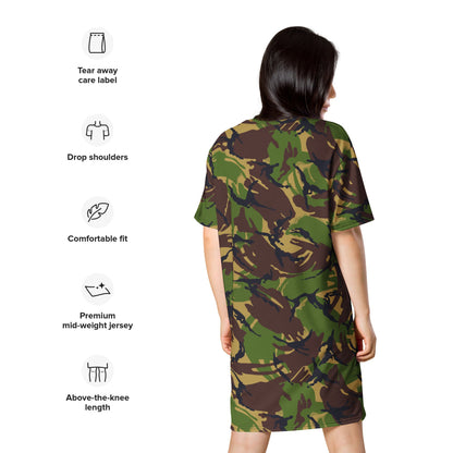 British DPM Woodland CAMO T-shirt dress - Womens T-Shirt Dress