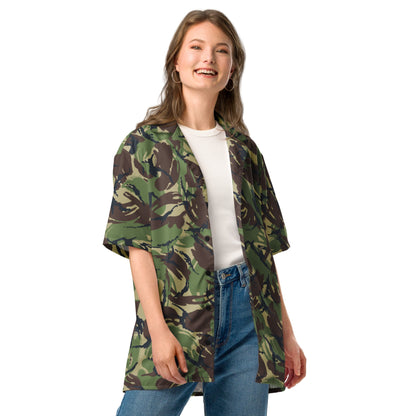 British DPM Woodland CAMO Unisex button shirt Button Shirts