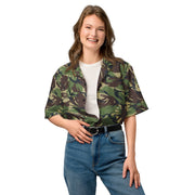 DPM Woodland CAMO Unisex Short-Sleeve Button Shirt - Button-Up