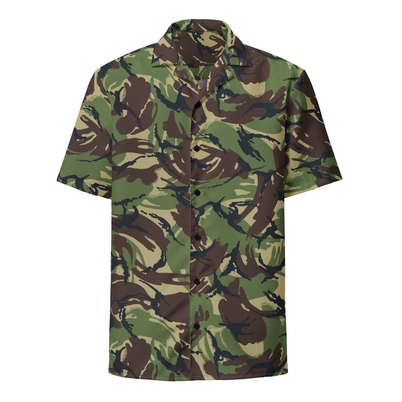 DPM Woodland CAMO Unisex Short-Sleeve Button Shirt - Button-Up
