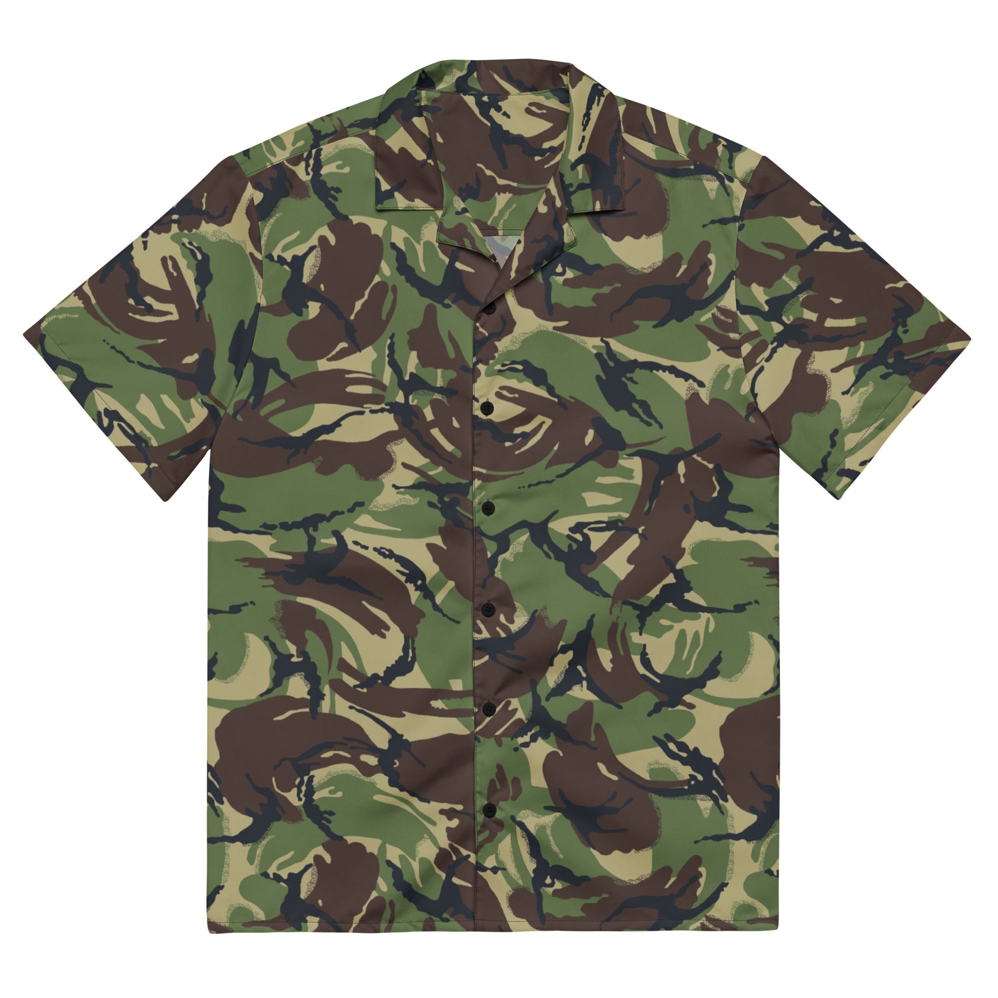 British DPM Woodland CAMO Unisex button shirt Button Shirts