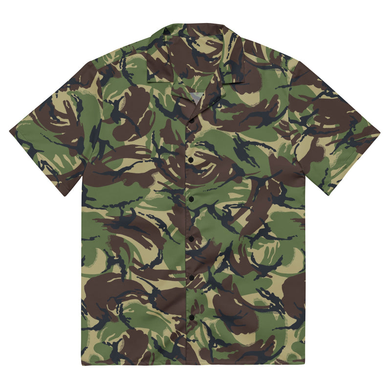 DPM Woodland CAMO Unisex Short-Sleeve Button Shirt - Button-Up