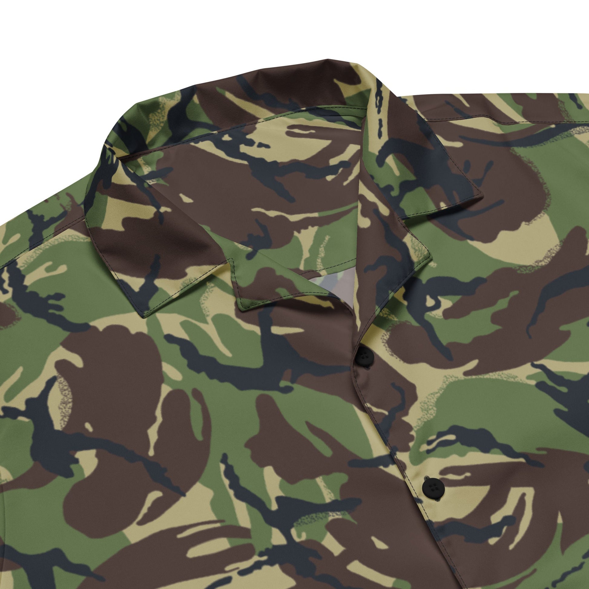 British DPM Woodland CAMO Unisex button shirt Button Shirts