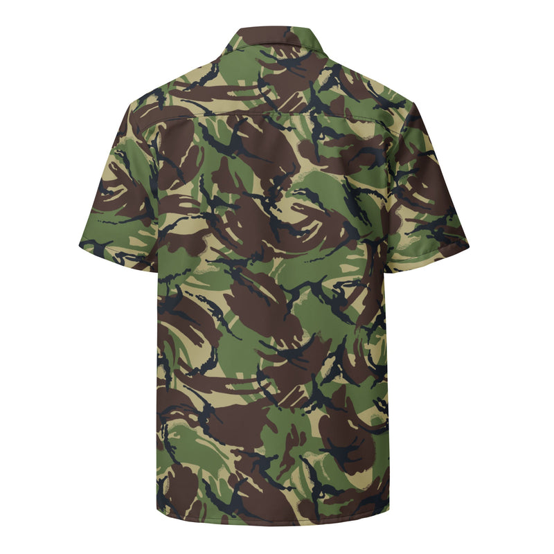 DPM Woodland CAMO Unisex Short-Sleeve Button Shirt - Button-Up