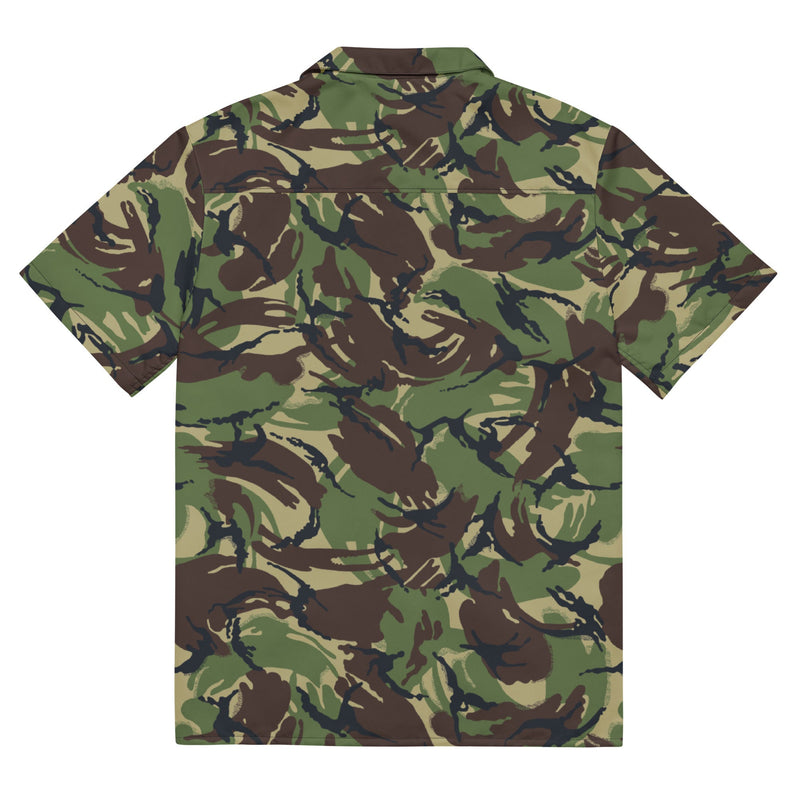 DPM Woodland CAMO Unisex Short-Sleeve Button Shirt - Button-Up