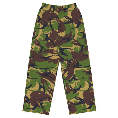 British DPM Woodland CAMO unisex wide-leg pants - 2XS - Unisex Wide-Leg Pants