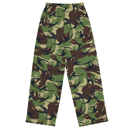 British DPM Woodland CAMO unisex wide leg pants Wide Pants