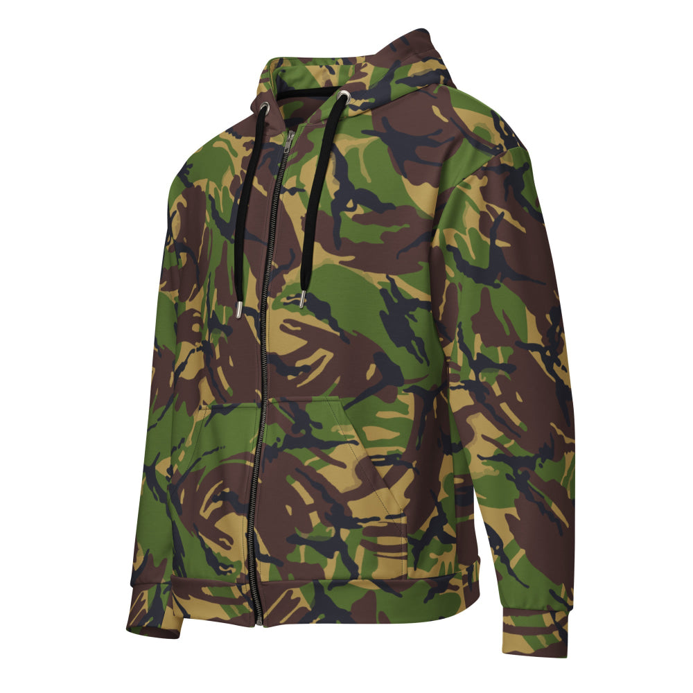 British DPM Woodland CAMO Unisex zip hoodie - 2XS - Zip Hoodie