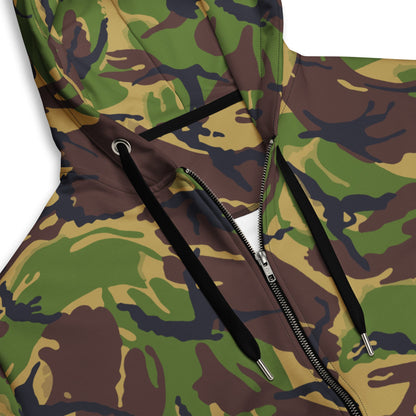 British DPM Woodland CAMO Unisex zip hoodie - Zip Hoodie