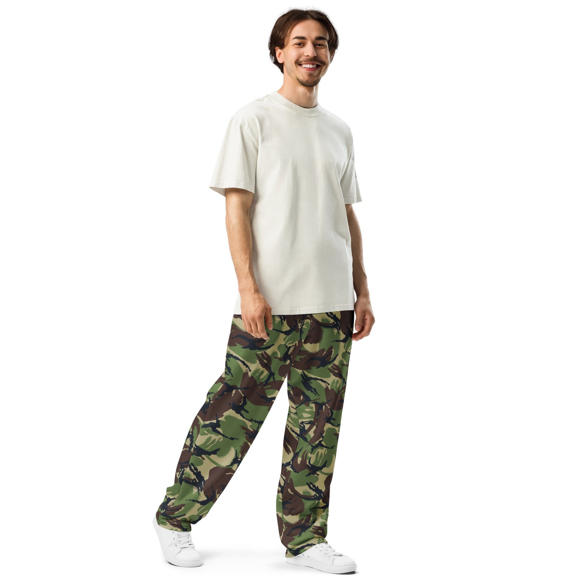 British DPM Woodland CAMO Wide-leg joggers - Joggers