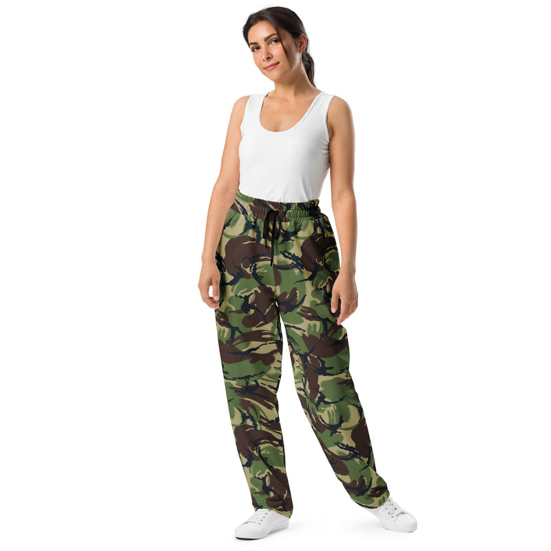DPM Woodland CAMO Unisex Wide-Leg Joggers