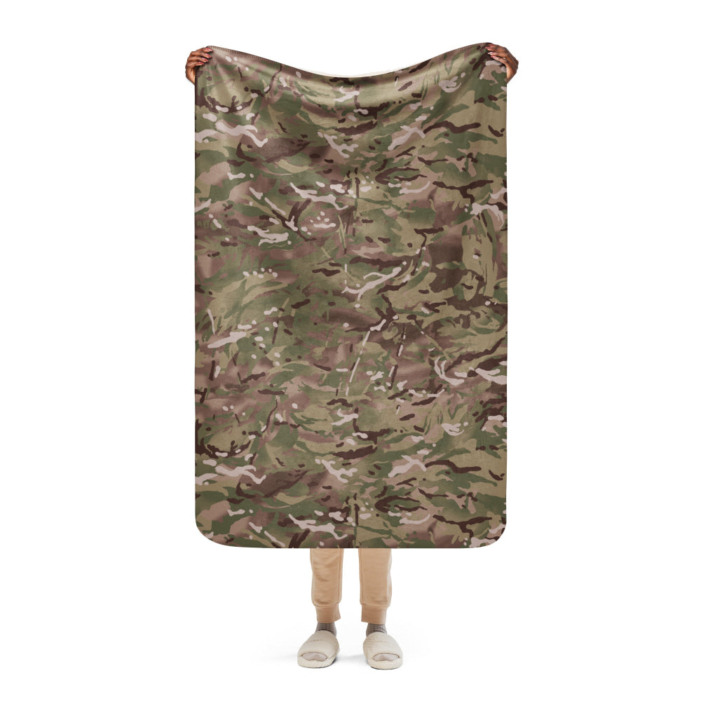 British Multi-Terrain Pattern (MTP) CAMO Sherpa blanket - 37″×57″ - Blanket